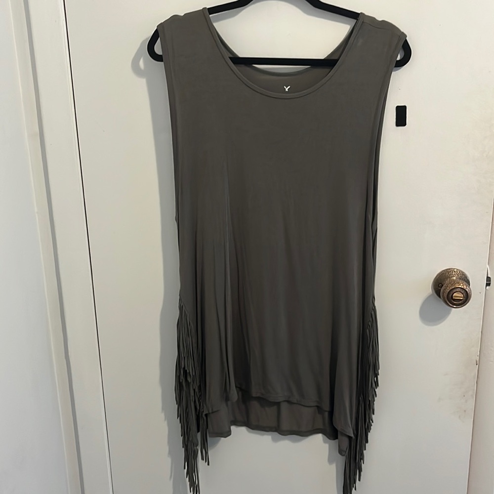 American Eagle Fringe Tank